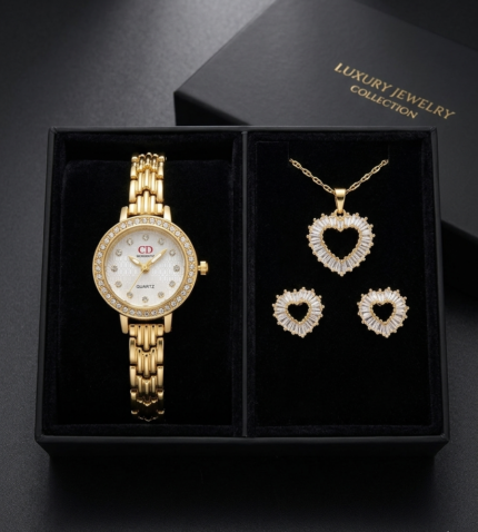 MU Elegance Golden Heart Signature Gift Set